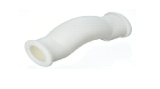 CURBA SCURTA OCOLIRE DIN PPR ALB GENESIS